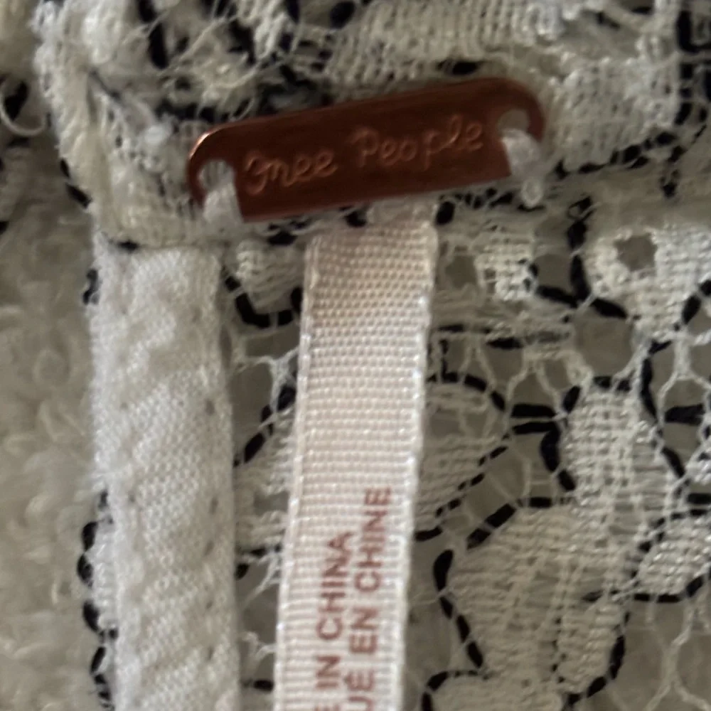 Free people Cross my heart in Lace Tunic Dress Bohemian Flowy Festival Size M - Picture 7 of 13